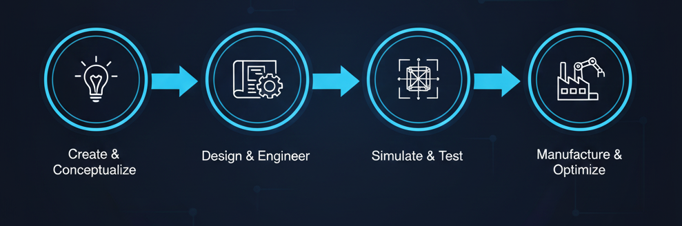 Neodustria 4-Step Idea-to-Production Framework